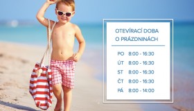 Otevírací doba o prázdninách