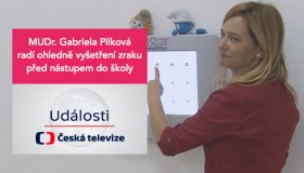 MUDr. Pilková radí v reportáži v Událostech na České televizi