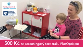 Příspěvek pojišťoven na screening zraku PlusOptixem