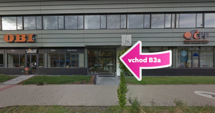 Dětské oční centrum Kukátko - vchod